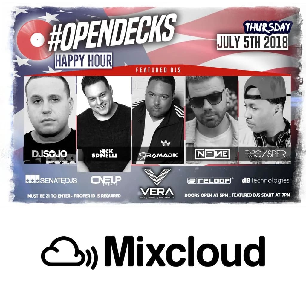 Summer #OPENDECKS 2018 Week 6 -DJ Dramadik, Nick Spinelli, DJ N9ne - Switches by- DJ Sojo cover artwork