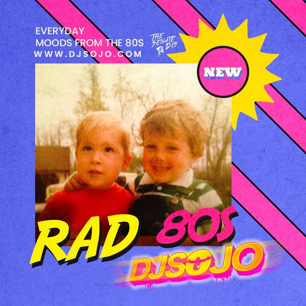 VIBEZ LIVESTREAM - RAD 80S - DJ SOJO cover artwork