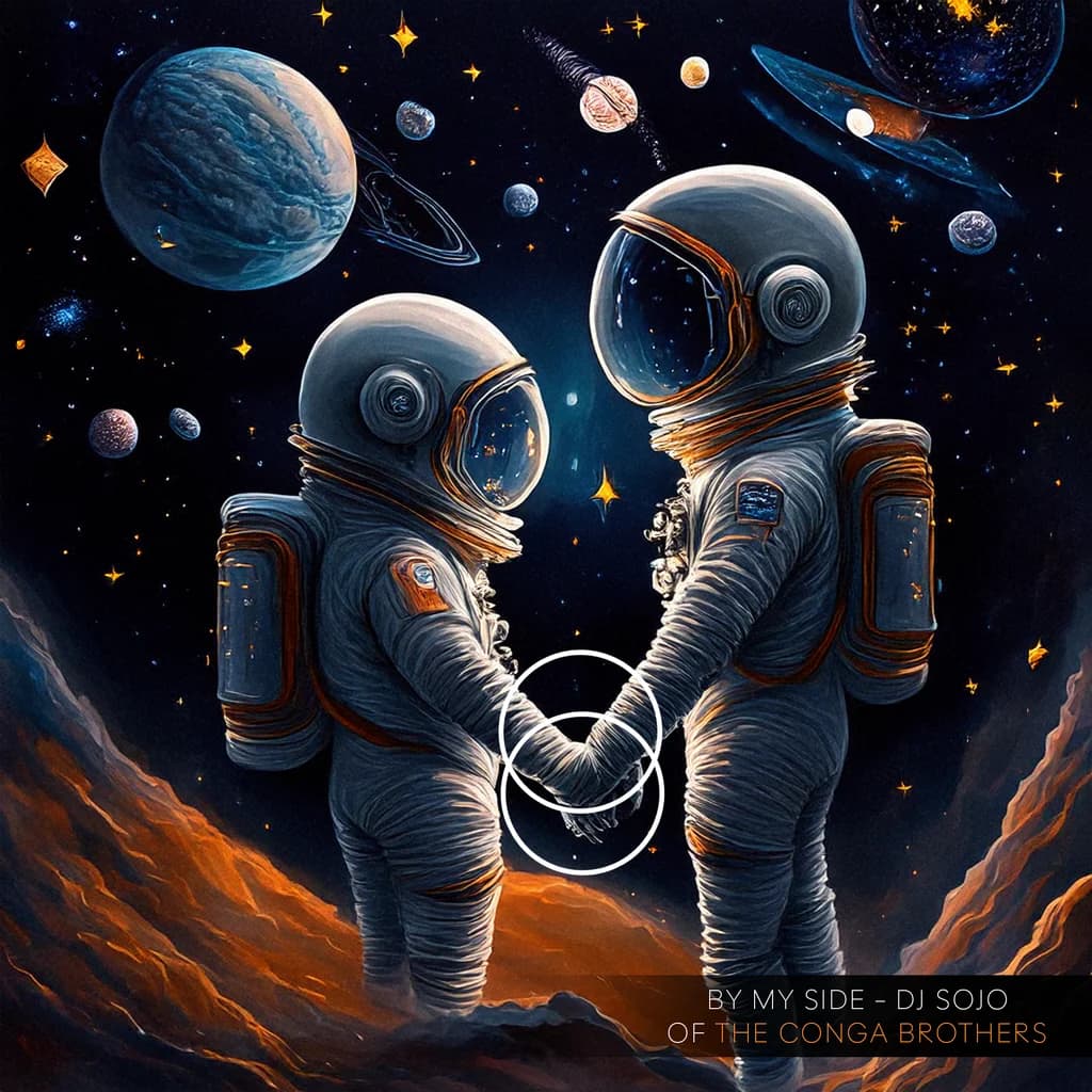 By my side " Latin Afro House" DJ Sojo of the Conga Brothers cover artwork