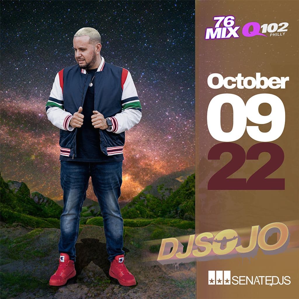 Q102 Philadelphia, <76 Mix> Radio Mixshow  - 10/ 9 /22 " Remixed House & Hip Hop" cover artwork